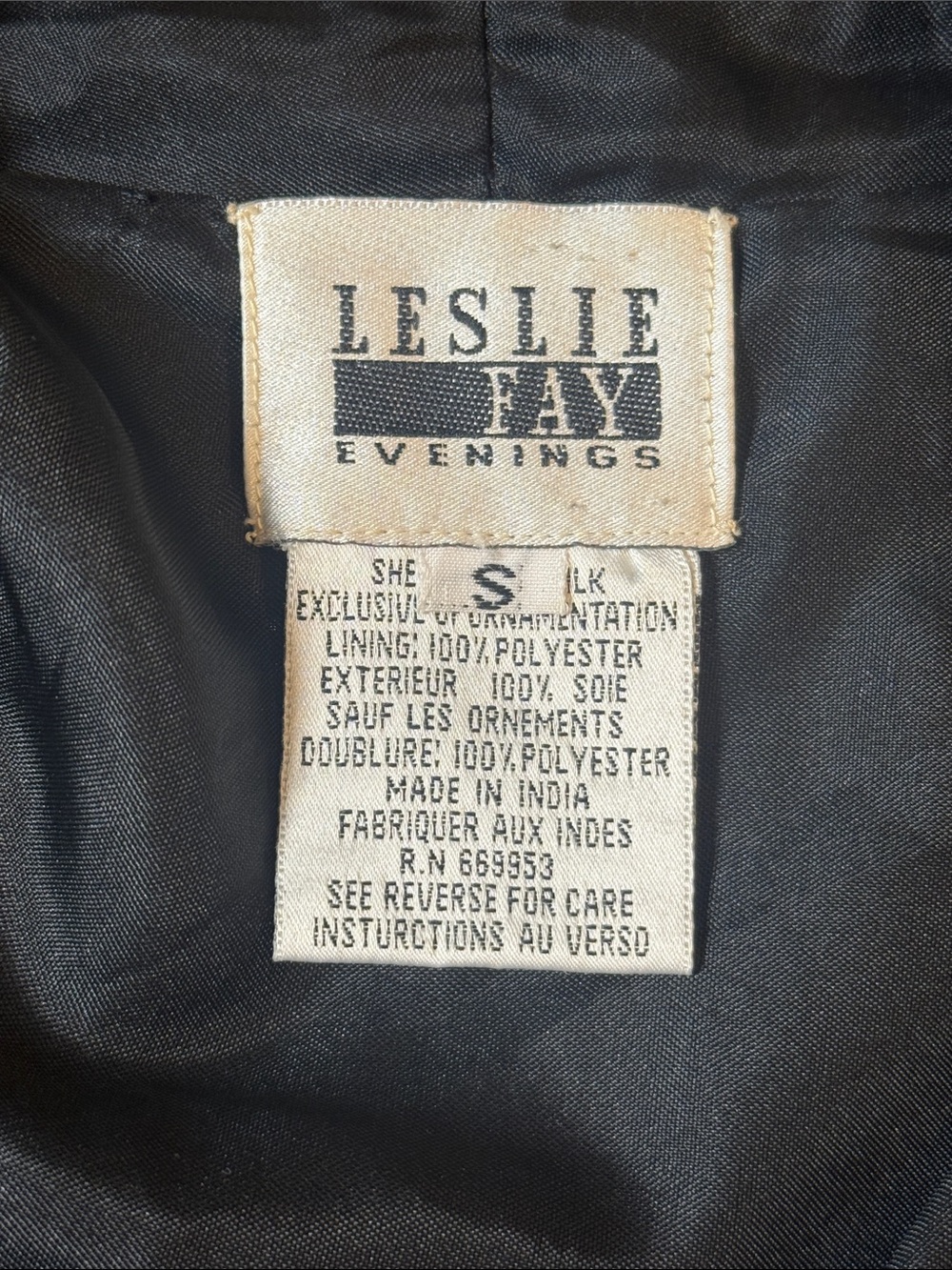 Vintage Leslie Fay Evenings Silk Beaded Sequin Jacket S 80s 90s Formal - Picture 5 of 11